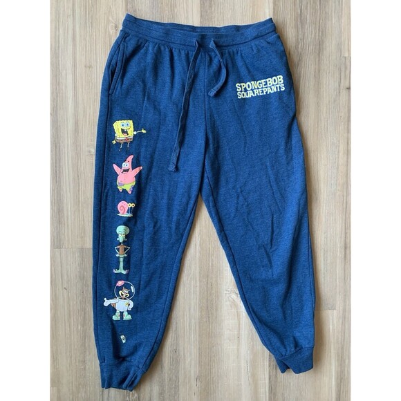 Nickelodeon SpongeBob SquarePants Fleece Jogger Sweatpants YOUTH LG(11-13) - Picture 1 of 7